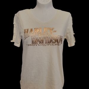 Black Widow Harley Davidson women's medium tshirt